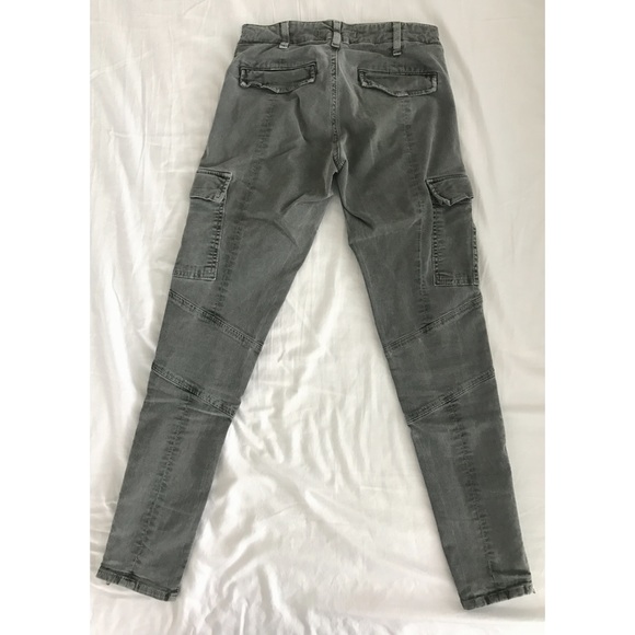 J Brand Olive Twill Cargo Pants 23 - Picture 3 of 6
